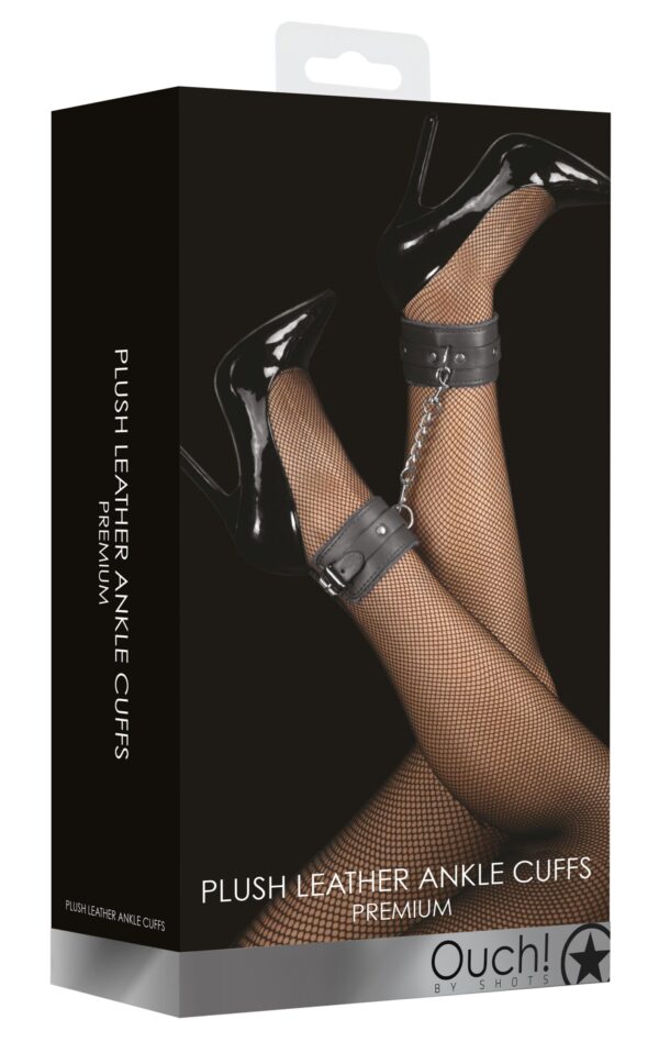 Menottes de chevilles Plush Noir – Image 2