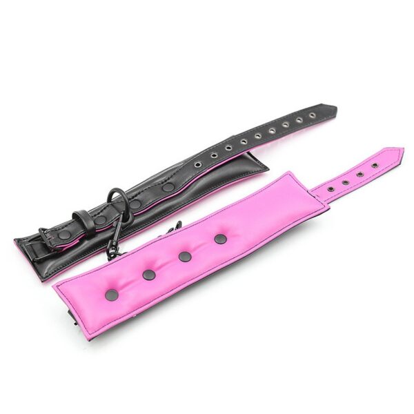 Menottes de chevilles Rembourrées Rose – Image 3
