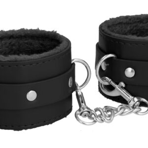 Menottes de poignet Plush Noir
