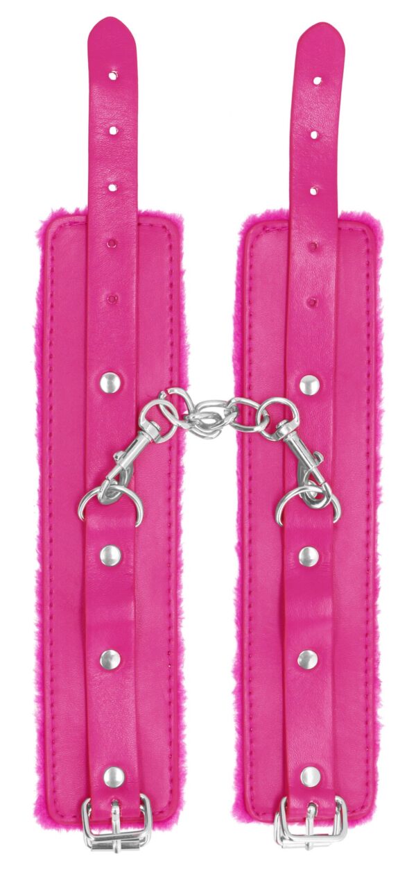 Menottes de poignet Plush Rose – Image 3