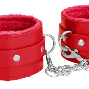 Menottes de poignet Plush Rouge