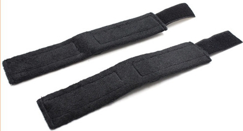 Menottes de poignets Buckle noir – Image 3
