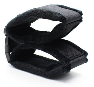 Menottes de poignets Buckle noir – Image 4