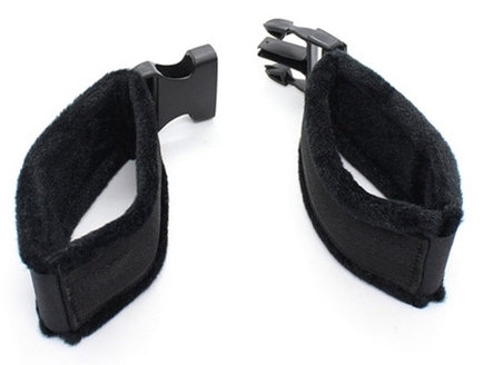 Menottes de poignets Buckle noir – Image 5