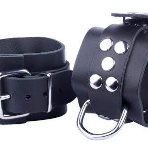 Menottes en cuir Ultra Noires