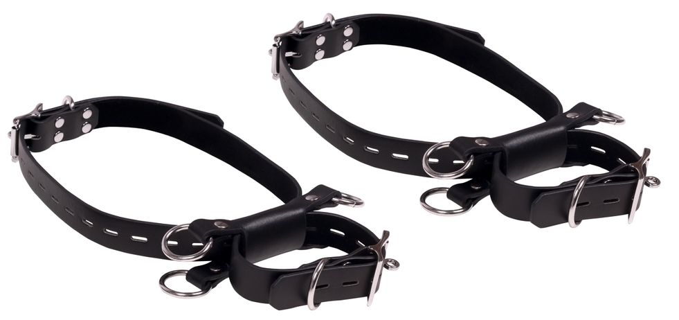 Menottes pour Cuisses Kneeling Cuffs noires – Image 4