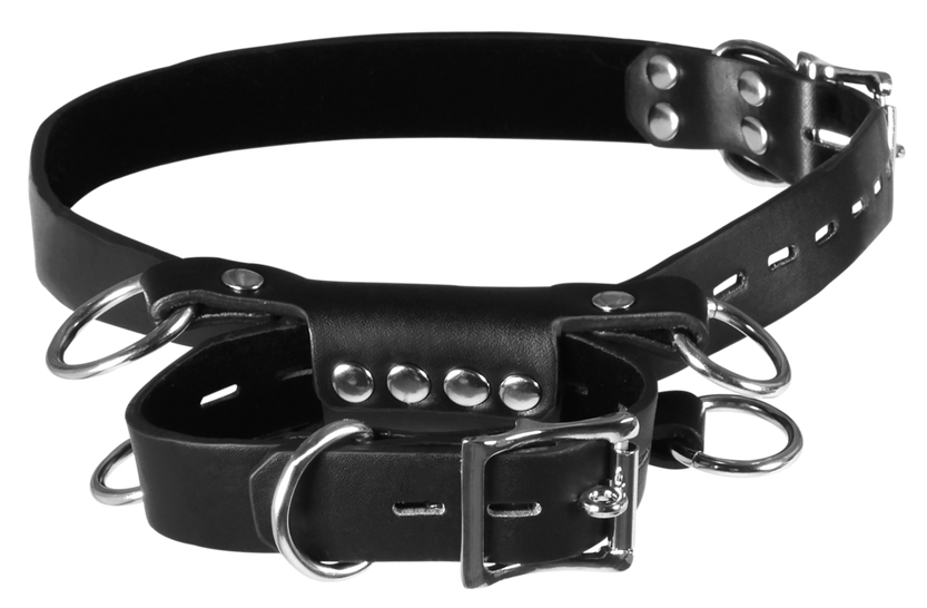 Menottes pour Cuisses Kneeling Cuffs noires – Image 5