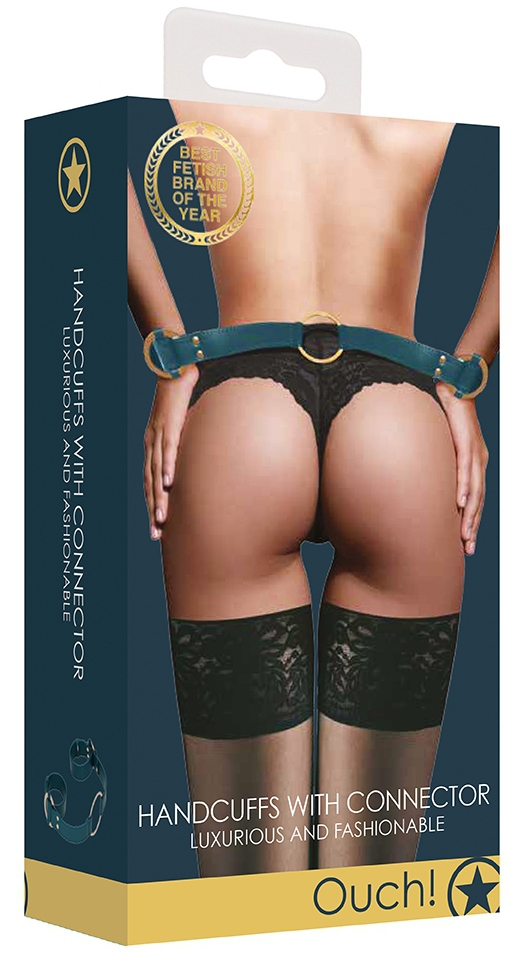 Menottes pour poignets avec Anneaux Halo Bleu – Image 2
