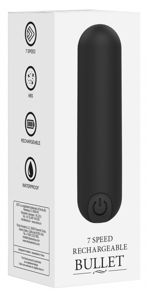 Mini Vibro Bullet Up 7.7 x 2cm Noir – Image 2