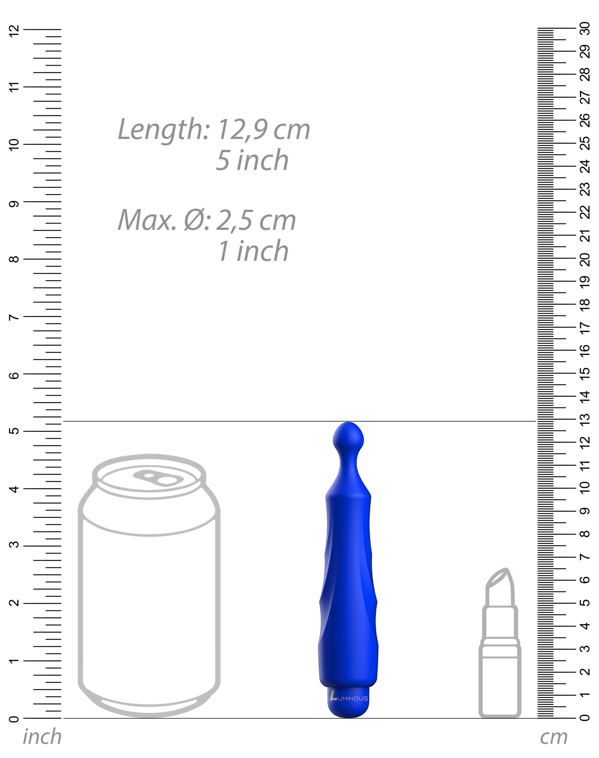 Mini vibro Dido 13cm Bleu – Image 5