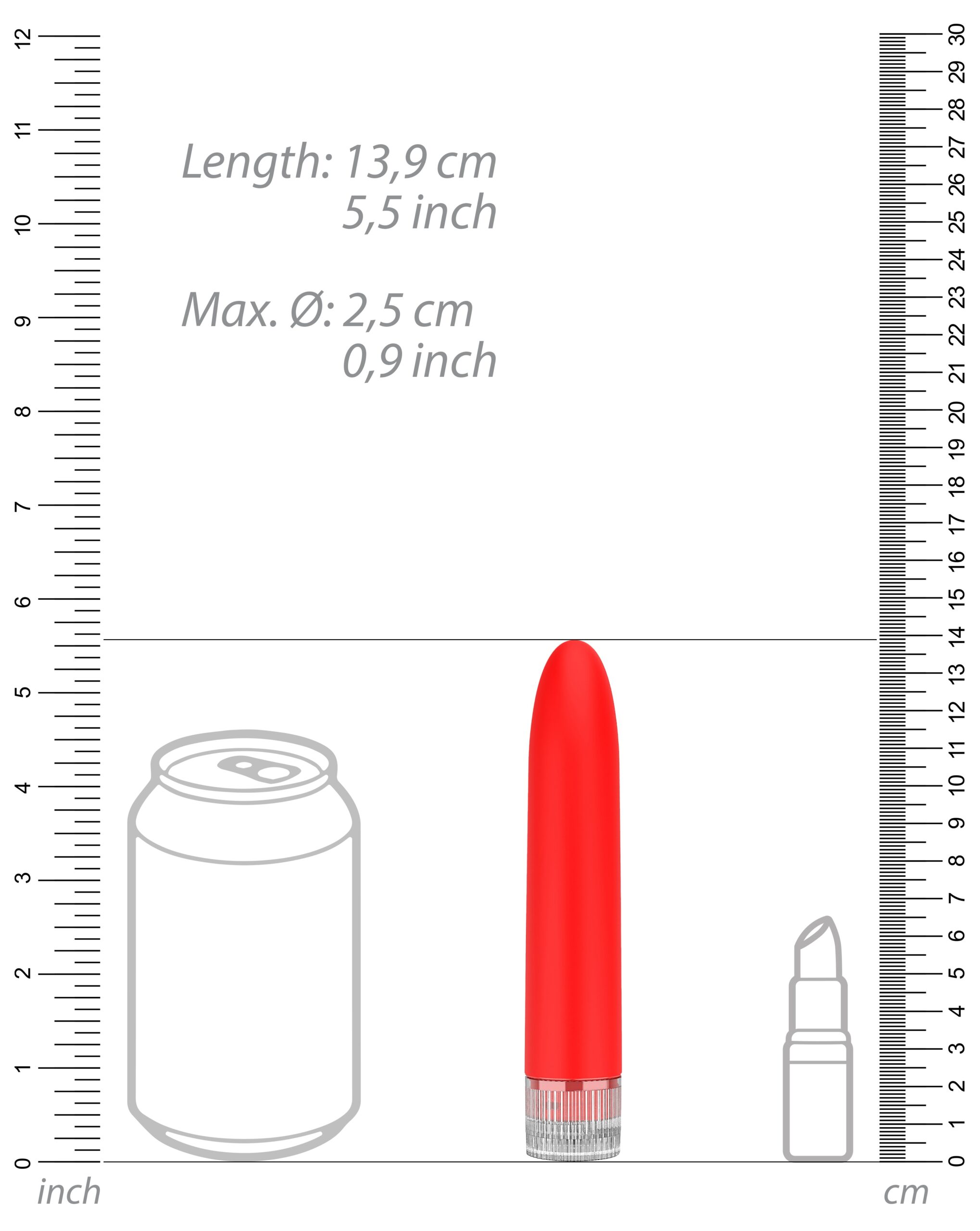 Mini Vibro Eleni 14cm Rouge – Image 5