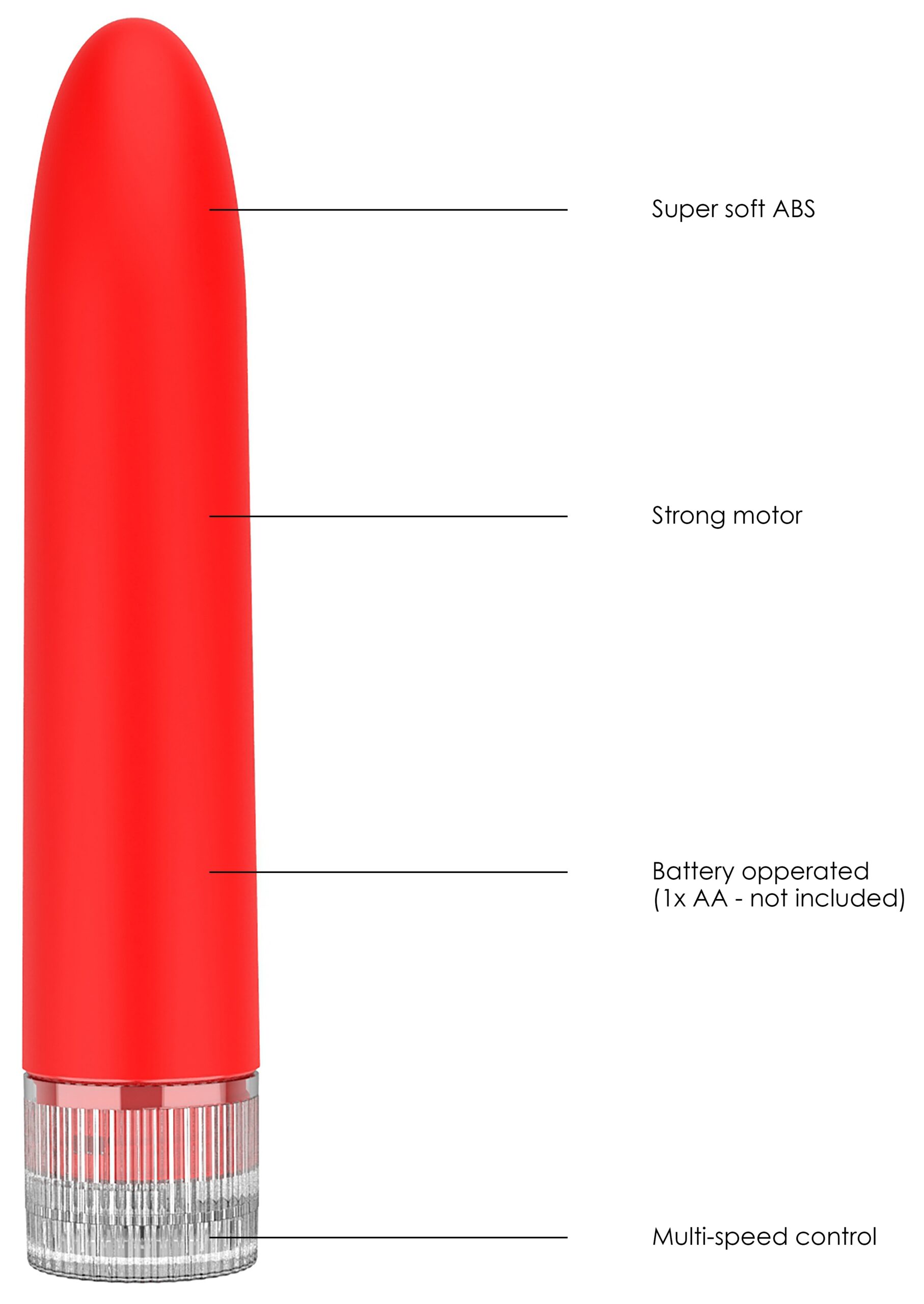 Mini Vibro Eleni 14cm Rouge – Image 6