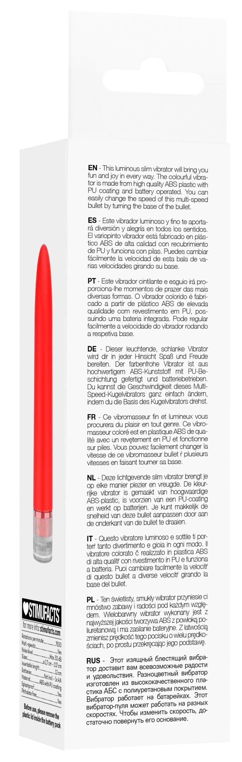 Mini Vibro Eleni 14cm Rouge – Image 8
