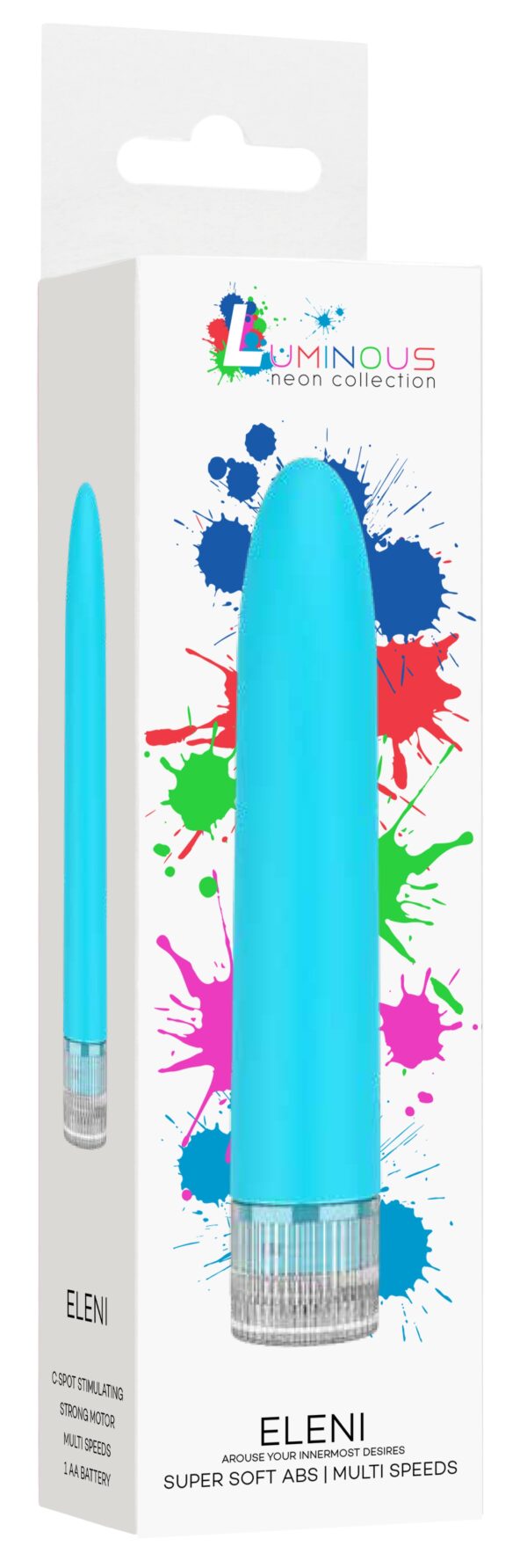 Mini Vibro Eleni 14cm Turquoise – Image 2