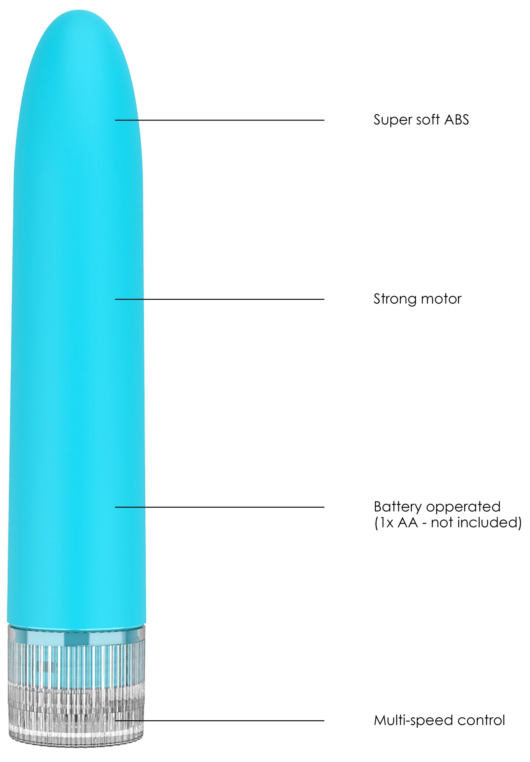 Mini Vibro Eleni 14cm Turquoise – Image 6