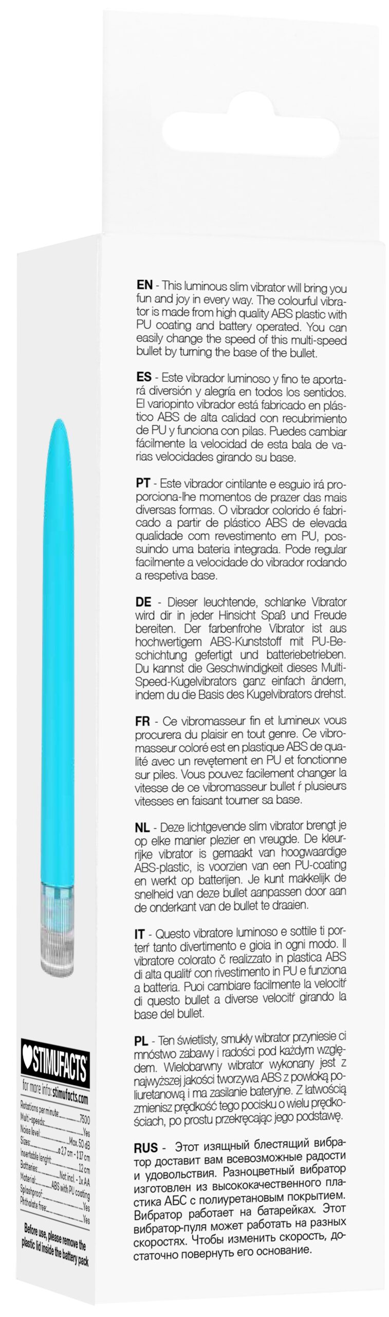 Mini Vibro Eleni 14cm Turquoise – Image 7