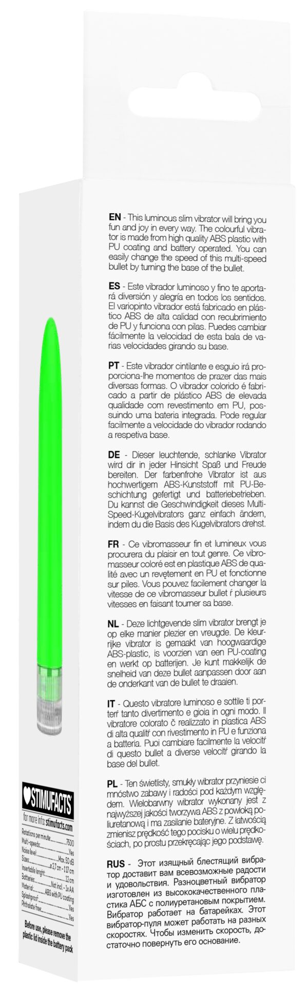 Mini Vibro Eleni 14cm Vert – Image 7