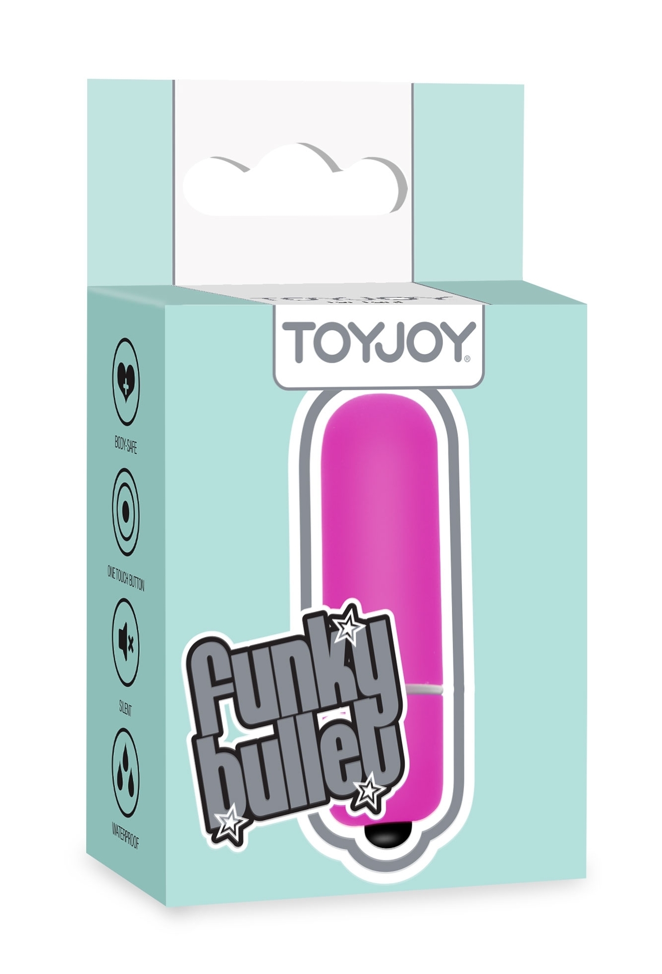 Mini Vibro Funky Bullet 5.5cm Fuchsia – Image 2