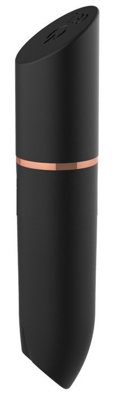 Mini Vibro Heart Lipstick 9cm Noir – Image 3