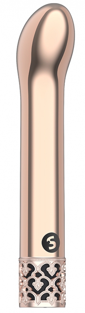 Mini Vibro Jewel Royal 12cm Rose doré – Image 3