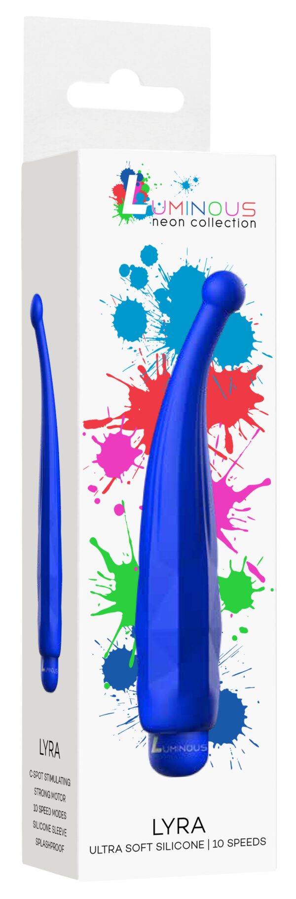 Mini vibro Lyra 15cm Bleu – Image 2