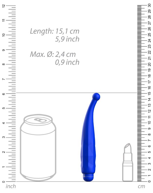 Mini vibro Lyra 15cm Bleu – Image 5