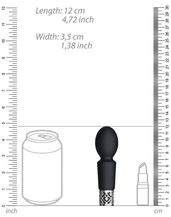 Mini Wand BRILLIANT 12cm Noir – Image 4