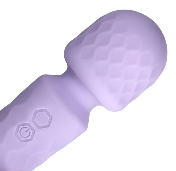 Mini Wand Vibrator Loveline 12 cm Violet – Image 6