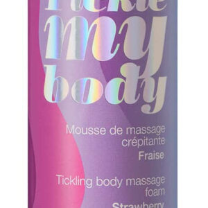 Mousse de massage crépitante Tickle My Body Fraise 150ml