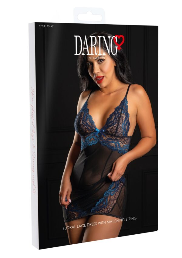Nuisette Floral Bleu Royal – Image 11