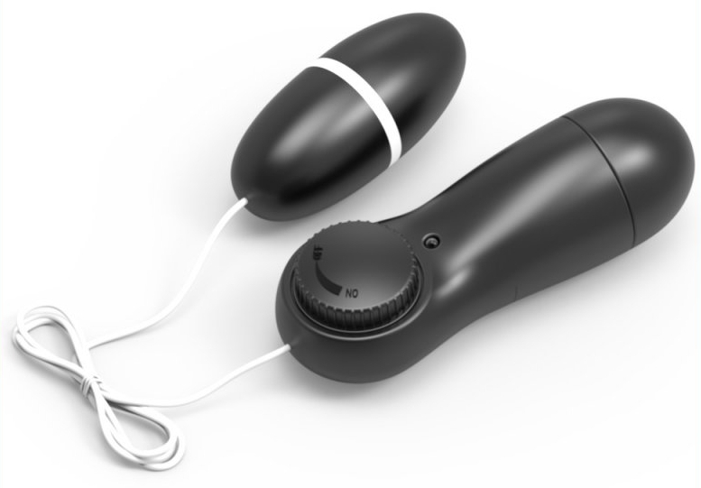 Oeuf vibrant Bullegg 6 x 2.5cm Noir – Image 2