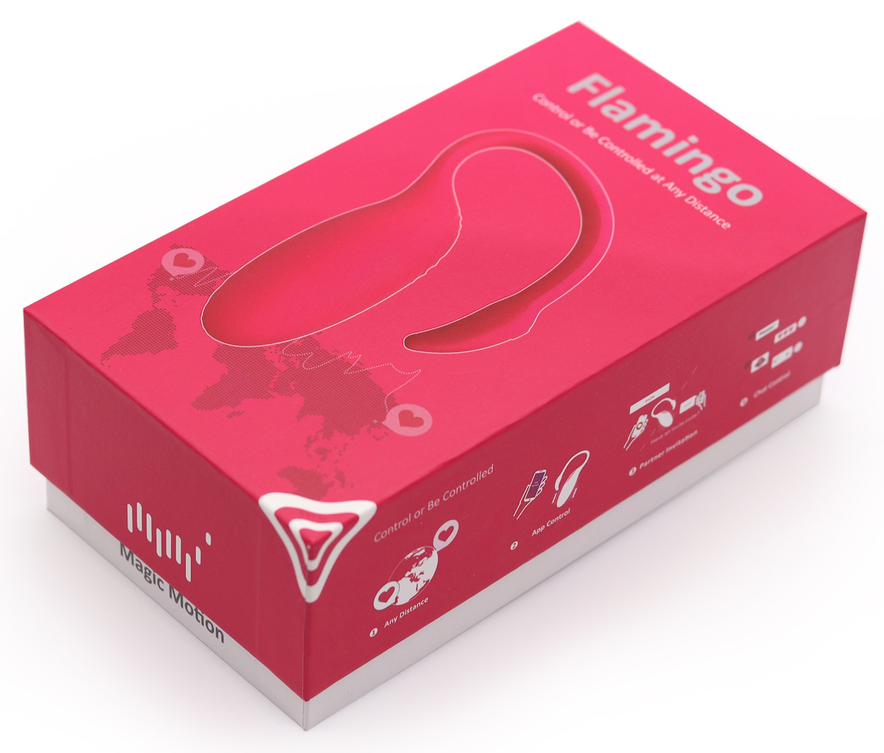 Oeuf Vibrant Flamingo avec Contrôle à distance 7.2 x 3 cm – Image 2