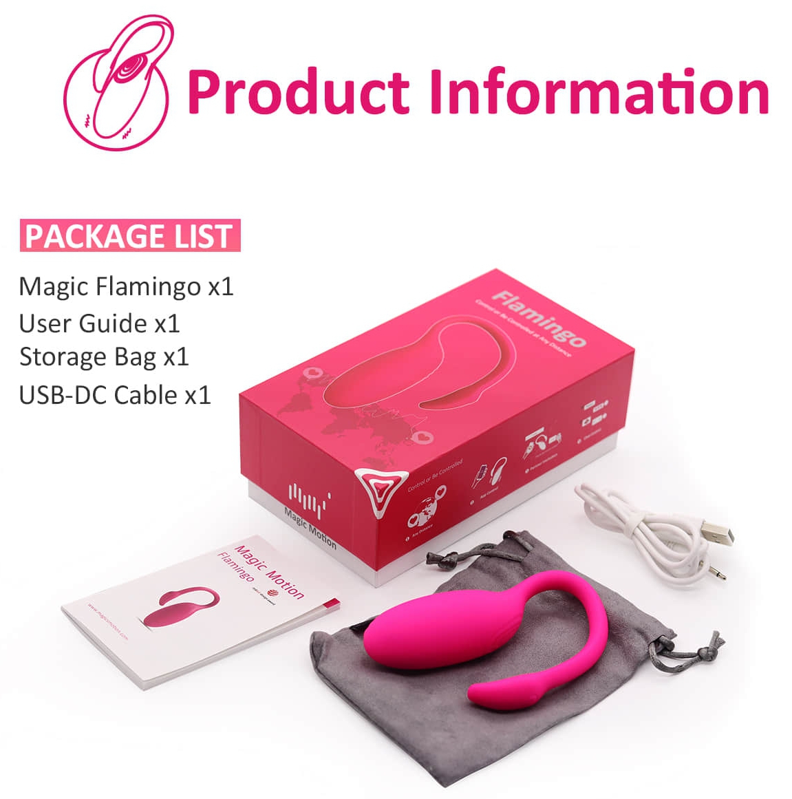Oeuf Vibrant Flamingo avec Contrôle à distance 7.2 x 3 cm – Image 11