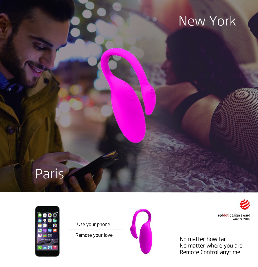 Oeuf Vibrant Flamingo avec Contrôle à distance 7.2 x 3 cm – Image 9