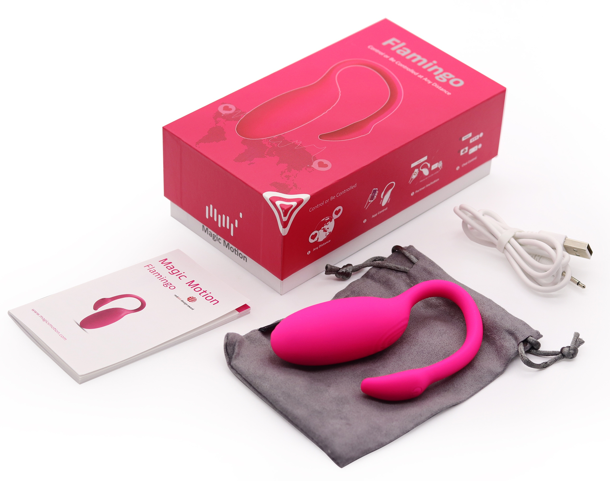 Oeuf Vibrant Flamingo avec Contrôle à distance 7.2 x 3 cm – Image 10