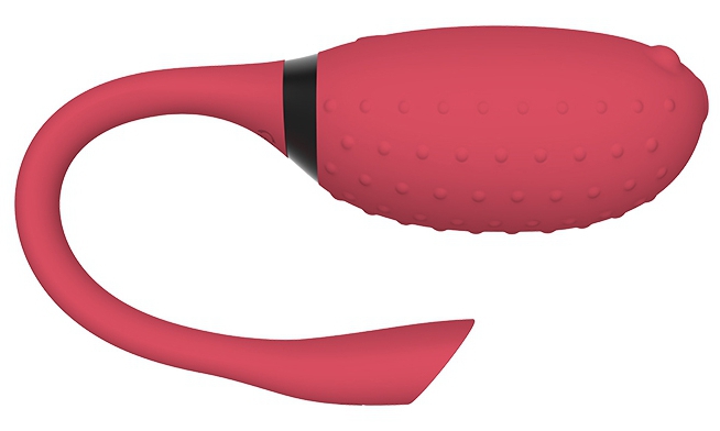 Oeuf vibrant Fugu Contrôle à distance 7 x 3.5 cm Rouge – Image 2