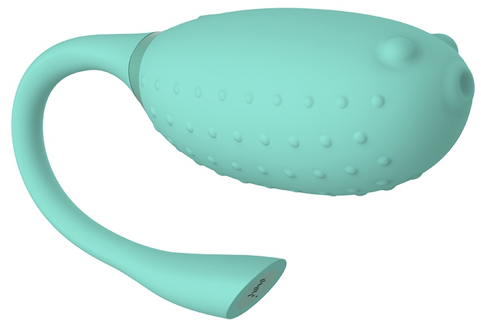 Oeuf vibrant Fugu Contrôle à distance 7 x 3.5 cm Vert – Image 2