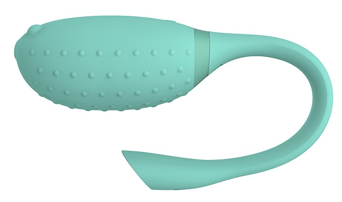 Oeuf vibrant Fugu Contrôle à distance 7 x 3.5 cm Vert – Image 5