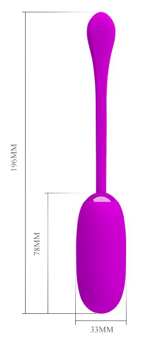 Oeuf vibrant Julius Pretty Love 7.8 x 3.3 cm Violet – Image 6