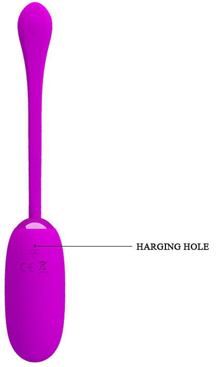 Oeuf vibrant Julius Pretty Love 7.8 x 3.3 cm Violet – Image 8