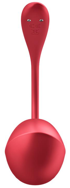 Oeuf Vibrant Sans Fil Connecté Shiny 8 x 4cm Rouge – Image 4