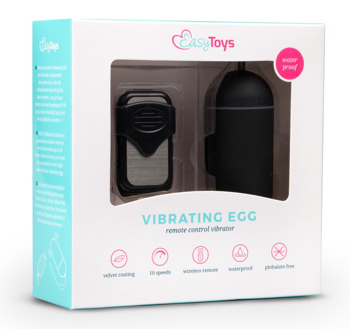 Oeuf Vibrant Secret Control noir - 7.6 x 3.4 cm – Image 2