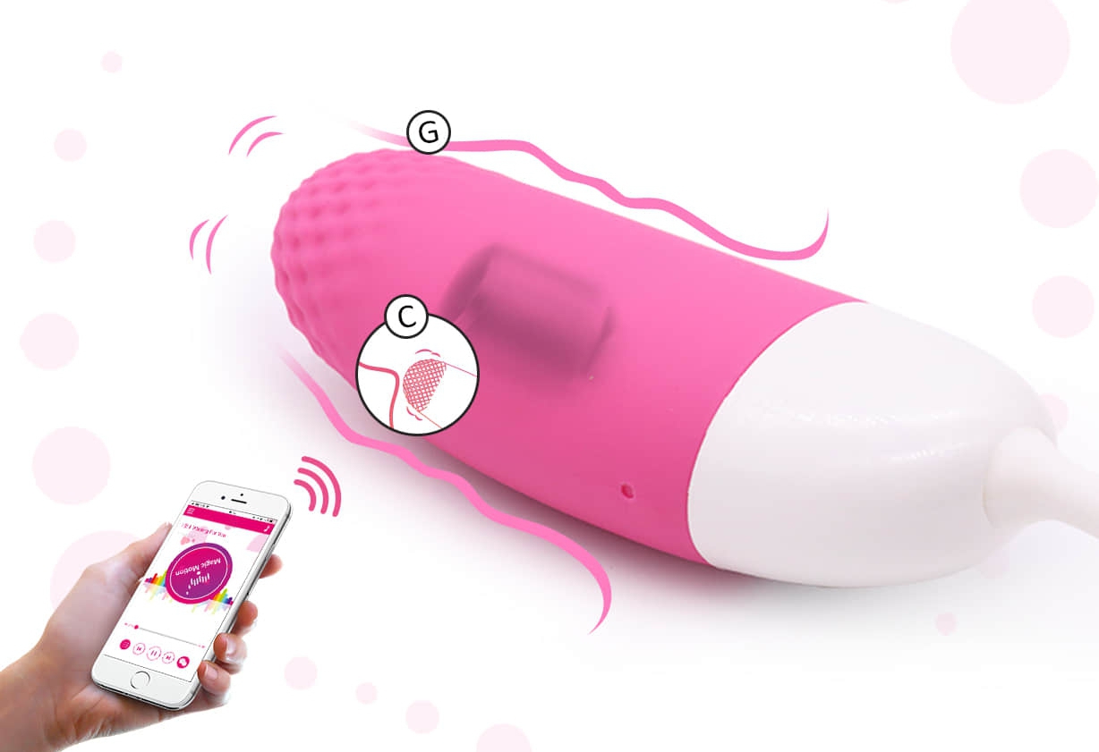 Oeuf vibrant Vini Contrôle à distance 10 x 3.6 cm – Image 13