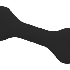 Os en silicone Bone Noir