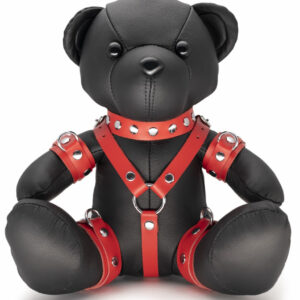 Ours en cuir EDDY The BDSM Teddy Bear Rouge + Boite