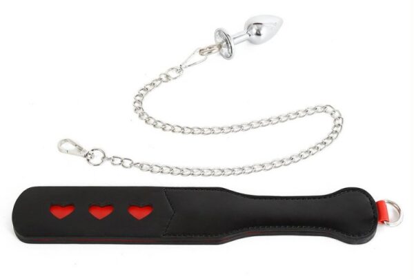 Paddle avec Chaîne et Plug Spank plug 30cm – Image 2