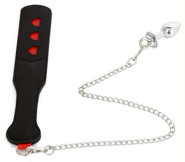 Paddle avec Chaîne et Plug Spank plug 30cm – Image 3