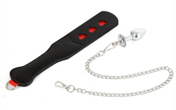 Paddle avec Chaîne et Plug Spank plug 30cm – Image 5