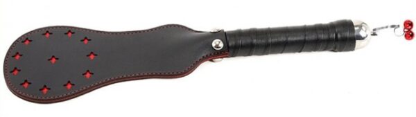 Paddle en simili Star noir-rouge 35cm – Image 4
