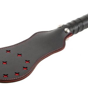 Paddle en simili Star noir-rouge 35cm